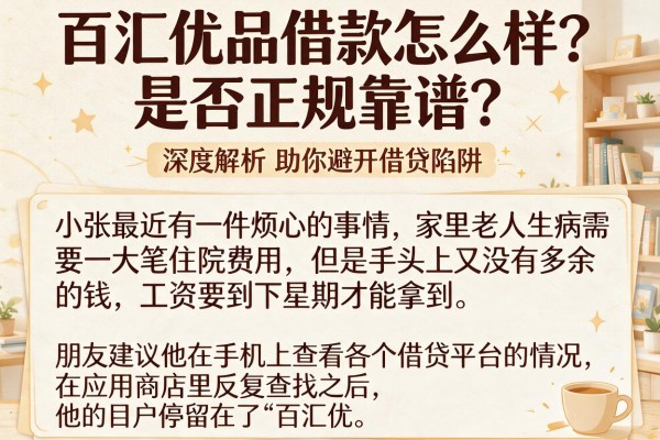 百汇优品借款怎么样？是否正规靠谱？深度解析助你避开借贷陷阱