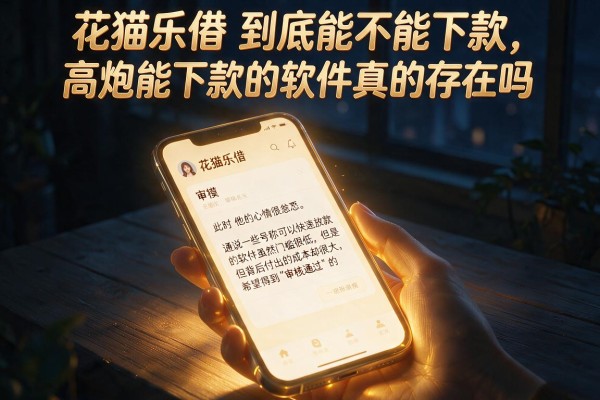 花猫乐借到底能不能下款，高炮能下款的软件真的存在吗