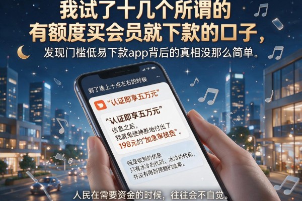 我试了十几个所谓的有额度买会员就下款的口子，发现门槛低易下款app背后的真相没那么简单