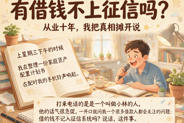 有借钱不上征信吗？从业十年，我把真相摊开说