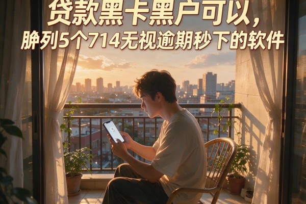贷款黑卡黑户可以，胪列5个714无视逾期秒下的软件