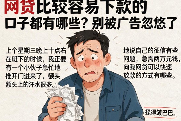 网贷比较容易下款的口子都有哪些?别被广告忽悠了