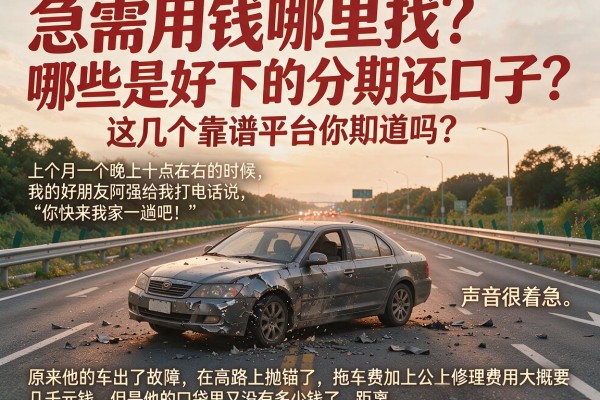 急需用钱哪里找？哪些是好下的分期还口子？这几个靠谱平台你知道吗？