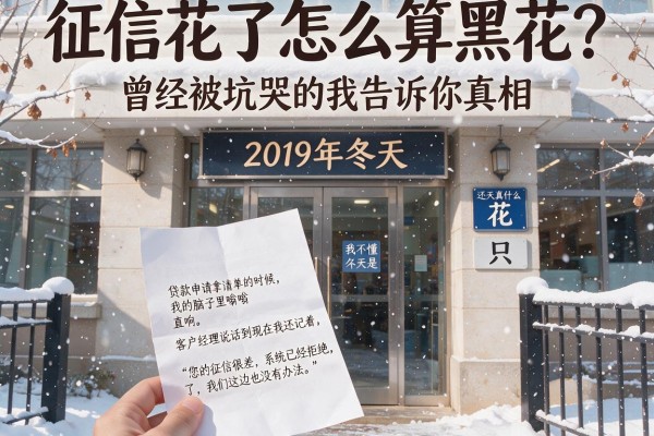 征信花了怎么算黑花？曾经被坑哭的我告诉你真相