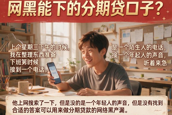 网黑能下的分期贷口子？说实话，大多数都是坑