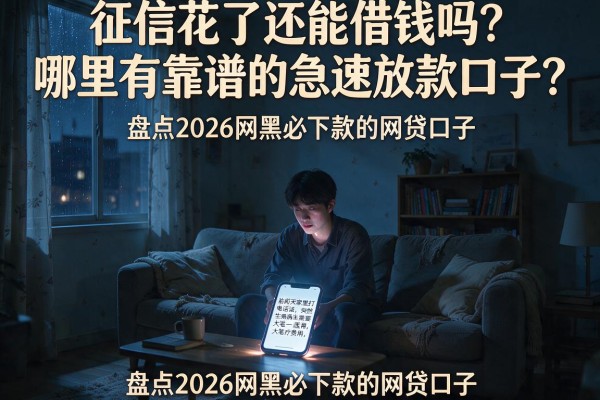 征信花了还能借钱吗？哪里有靠谱的急速放款口子？盘点2026网黑必下款的网贷口子