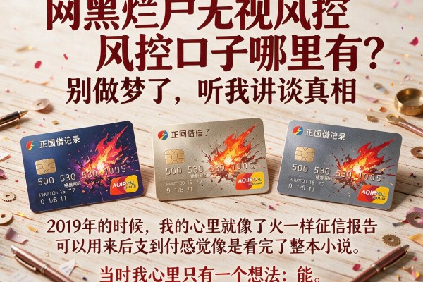 网黑烂户无视风控口子哪里有？别做梦了，听我讲讲真相
