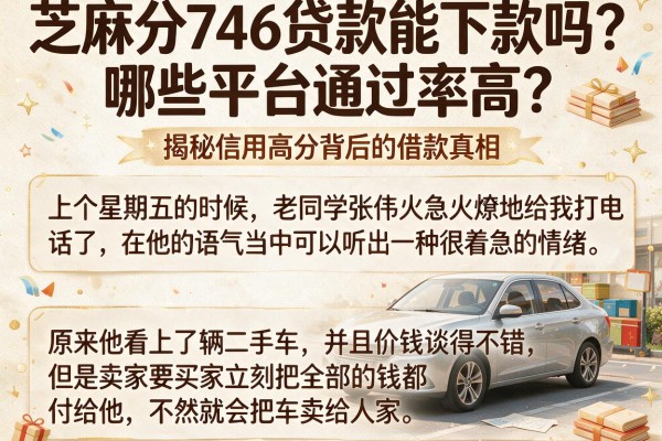 芝麻分746贷款能下款吗？哪些平台通过率高？揭秘信用高分背后的借款真相