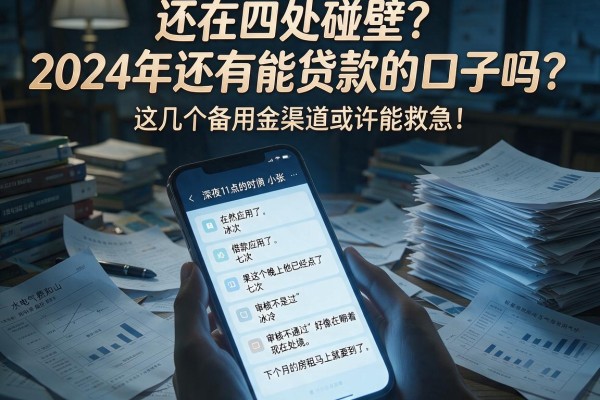还在四处碰壁？2024年还有能贷款的口子吗？这几个备用金渠道或许能救急！