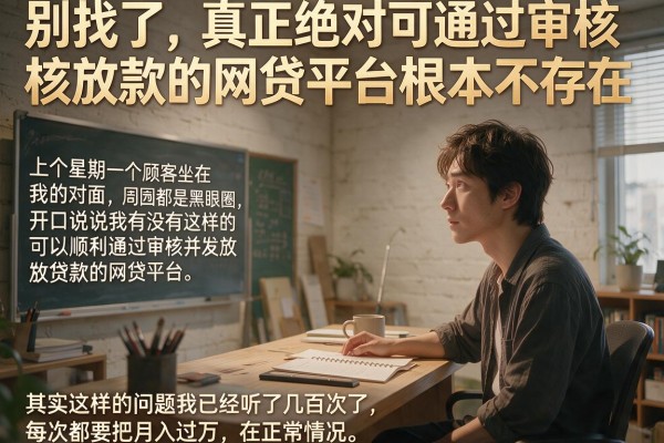 别找了，真正绝对可通过审核放款的网贷平台根本不存在