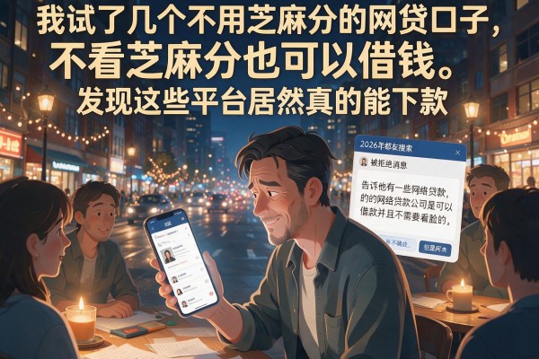 我试了几个不用芝麻分的网贷口子，发现这些平台居然真的能下款