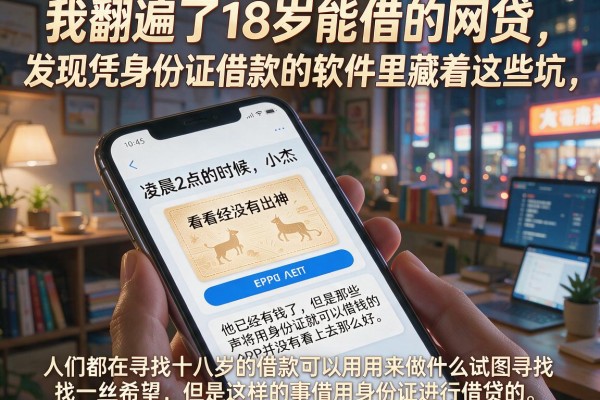 我翻遍了18岁能借的网贷，发现凭身份证借款的软件里藏着这些坑