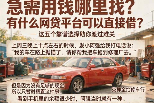 急需用钱哪里找？有什么网贷平台可以直接借？这五个靠谱选择助你渡过难关