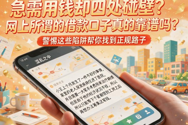 急需用钱却四处碰壁？网上所谓的借款口子真的靠谱吗？警惕这些陷阱帮你找到正规路子