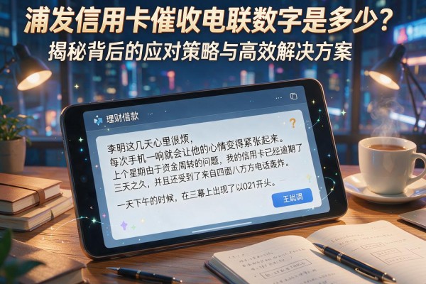 浦发信用卡催收电联数字是多少？揭秘背后的应对策略与高效解决方案