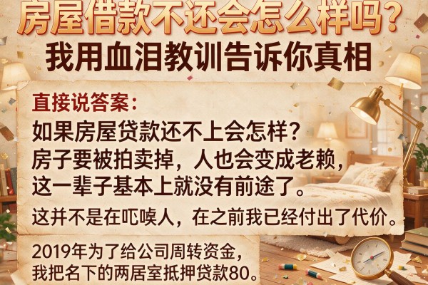 房屋借款不还会怎么样吗？我用血泪教训告诉你真相