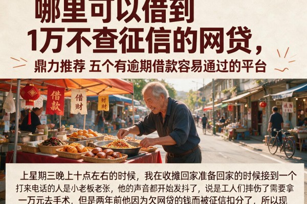 哪里可以借到1万不查征信的网贷，鼎力推荐五个有逾期借款容易通过的平台