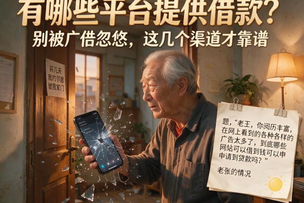 有哪些平台提供借款?别被广告忽悠,这几个渠道才靠谱