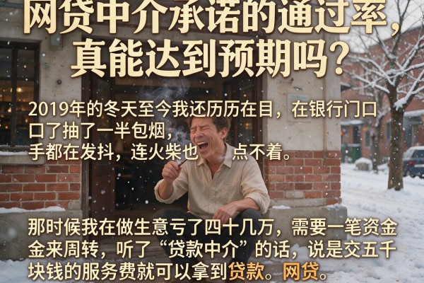 网贷中介承诺的通过率,真能达到预期吗?