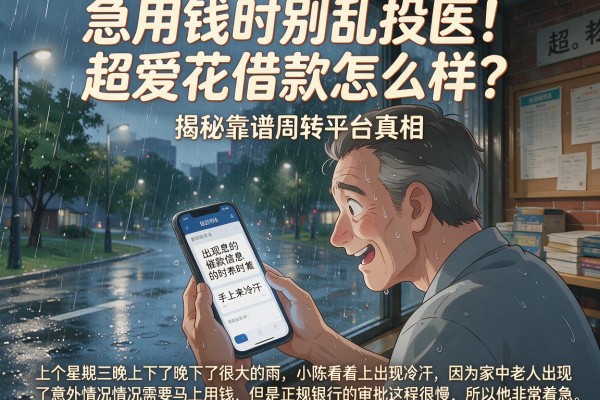 急用钱时别乱投医！超爱花借款怎么样？揭秘靠谱周转平台真相