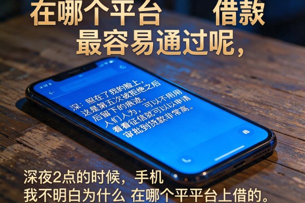 在哪个平台借钱最容易通过呢,规整5个不上征信的贷款软件
