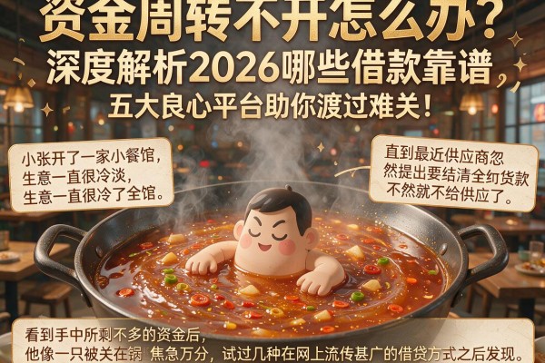 资金周转不开怎么办？深度解析2026哪些借款靠谱，五大良心平台助你渡过难关！