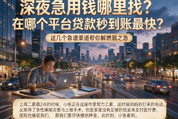 深夜急用钱哪里找？在哪个平台贷款秒到账最快？这几个靠谱渠道帮你解燃眉之急