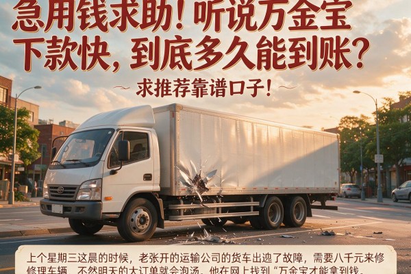 急用钱求助！听说万金宝下款快，到底多久能到账？求推荐靠谱口子！