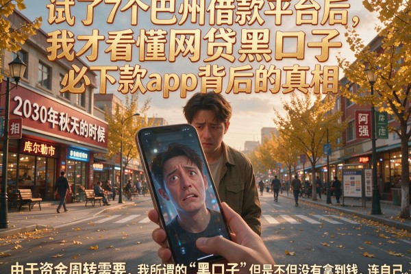 试了7个巴州借款平台后，我才看懂网贷黑口子必下款app背后的真相