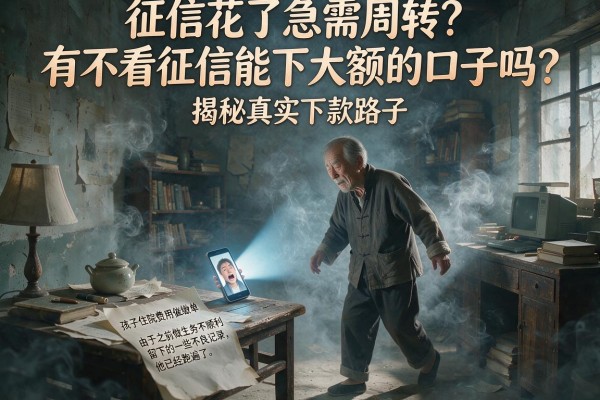 征信花了急需周转？有不看征信能下大额的口子吗？揭秘真实下款路子