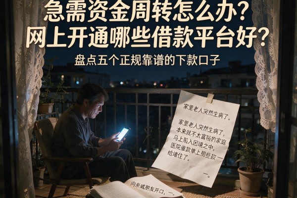 急需资金周转怎么办？网上开通哪些借款平台好？盘点五个正规靠谱的下款口子