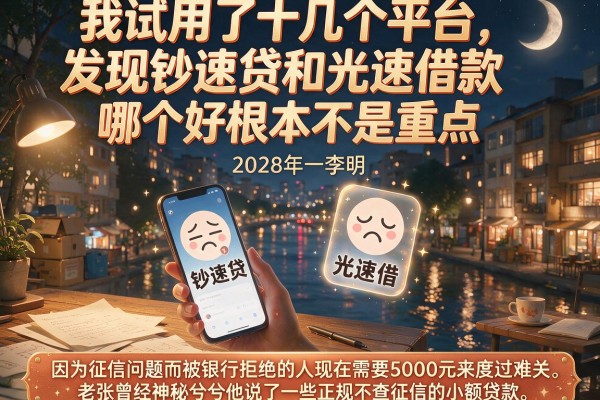 我试用了十几个平台，发现钞速贷和光速借款哪个好根本不是重点