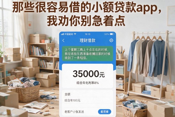 那些很容易借的小额贷款app，我劝你别急着点