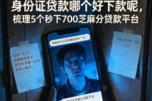 身份证贷款哪个好下款呢，梳理5个秒下700芝麻分贷款平台