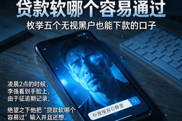 贷款软哪个容易通过，枚举五个无视黑户也能下款的口子