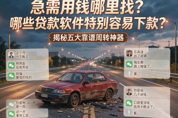 急需用钱哪里找？哪些贷款软件特别容易下款？揭秘五大靠谱周转神器