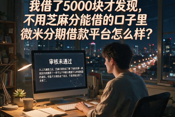 我借了5000块才发现，不用芝麻分能借的口子里微米分期借款平台怎么样？