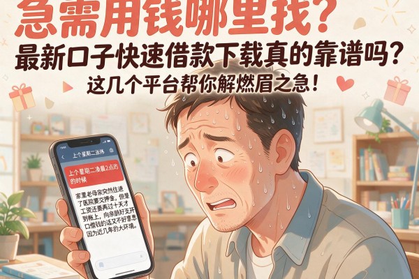 急需用钱哪里找？最新口子快速借款下载真的靠谱吗？这几个平台帮你解燃眉之急！