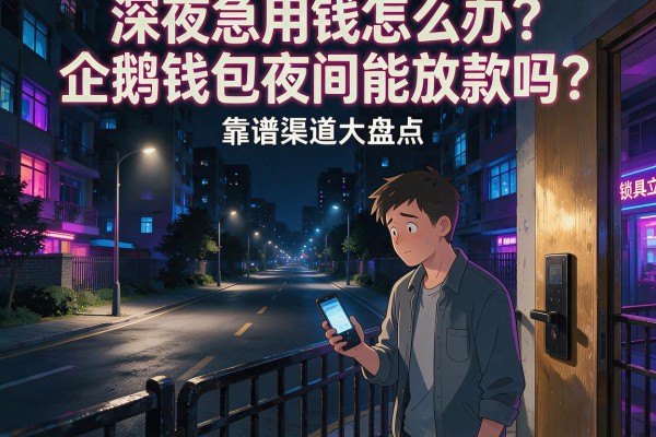 深夜急用钱怎么办？企鹅钱包夜间能放款吗？靠谱渠道大盘点