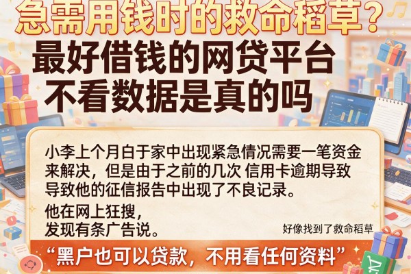 急需用钱时的救命稻草？最好借钱的网贷平台不看数据是真的吗，揭秘背后的真相与风险
