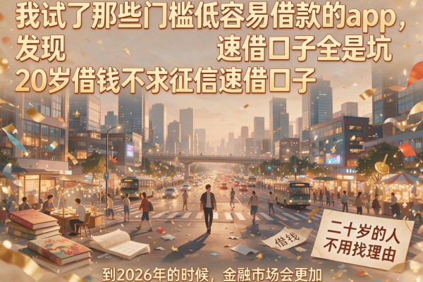 我试了那些门槛低容易借款的app，发现20岁借钱不求征信速借口子全是坑