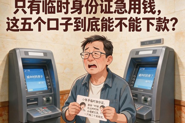 只有临时身份证急用钱，这五个口子到底能不能下款？