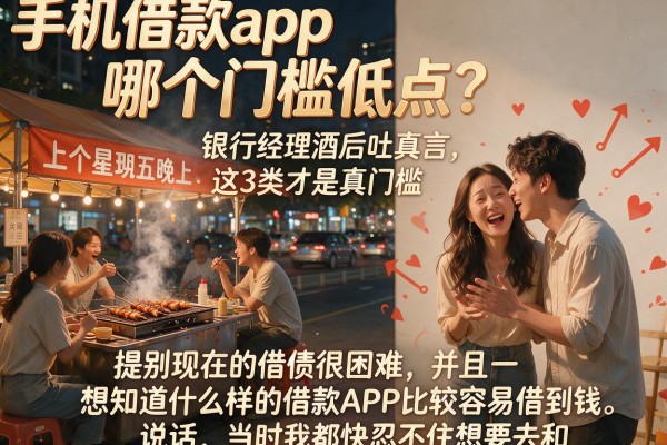 手机借款app哪个门槛低点？银行经理酒后吐真言，这3类才是真门槛