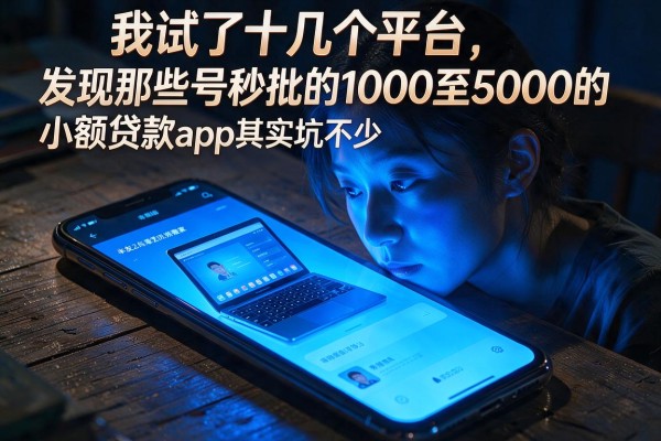 我试了十几个平台，发现那些号称秒批的1000至5000的小额贷款app其实坑不少