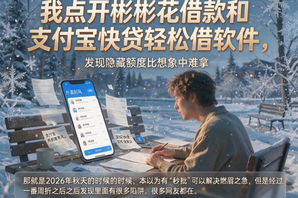 我点开彬彬花借款和支付宝快贷轻松借软件，发现隐藏额度比想象中难拿