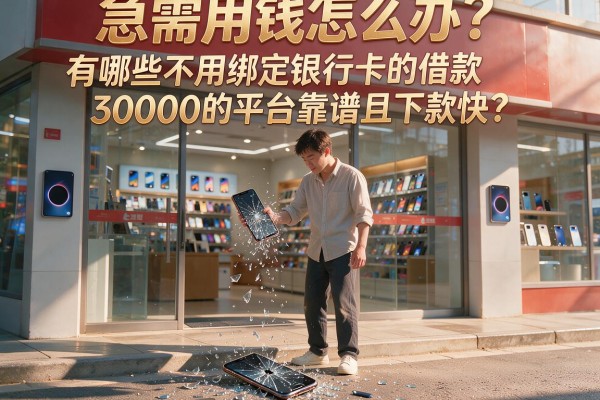 急需用钱怎么办？有哪些不用绑定银行卡的借款30000的平台靠谱且下款快？