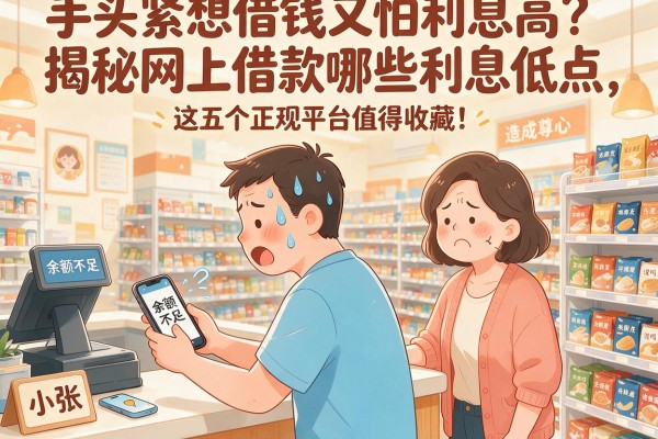 手头紧想借钱又怕利息高？揭秘网上借款哪些利息低点，这五个正规平台值得收藏！