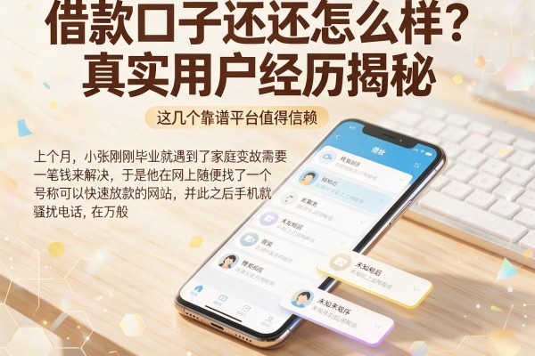 借款口子还还怎么样？真实用户经历揭秘，这几个靠谱平台值得信赖