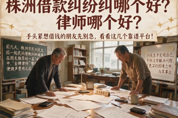 株洲借款纠纷律师哪个好？手头紧想借钱的朋友先别急，看看这几个靠谱平台！