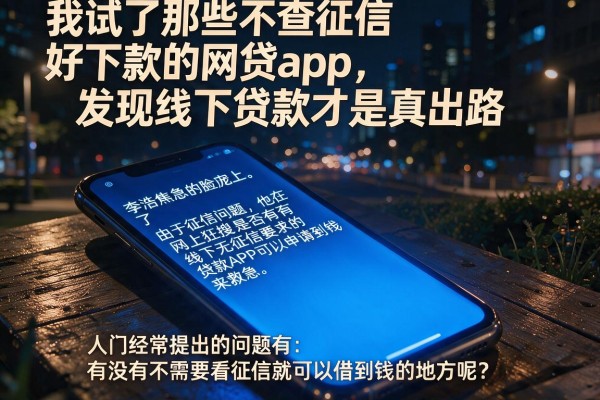 我试了那些不查征信好下款的网贷app，发现线下贷款才是真出路